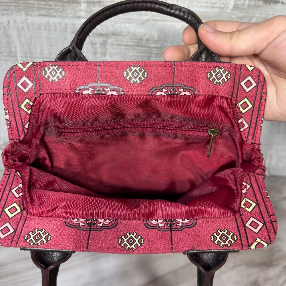 Mary Poppins Musical Mini Red Tapestry Carpet Bag - Picture 4 of 4